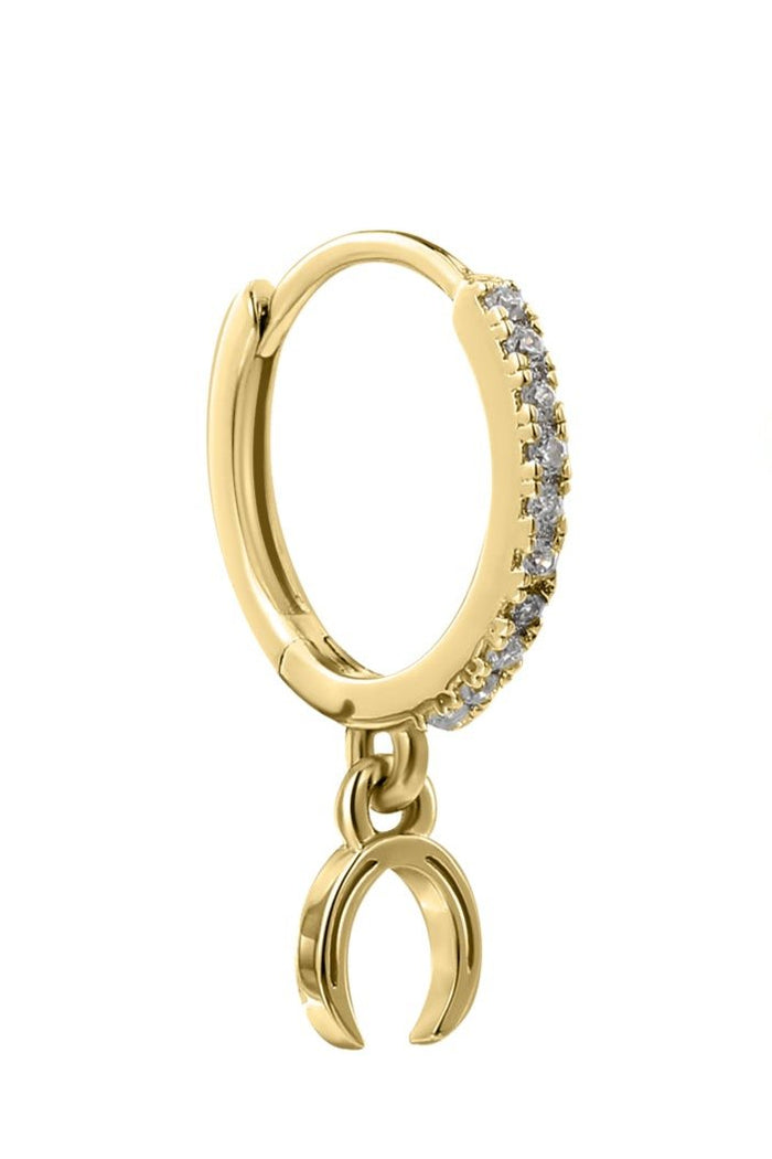 HOOP ZIRCONI GOLD