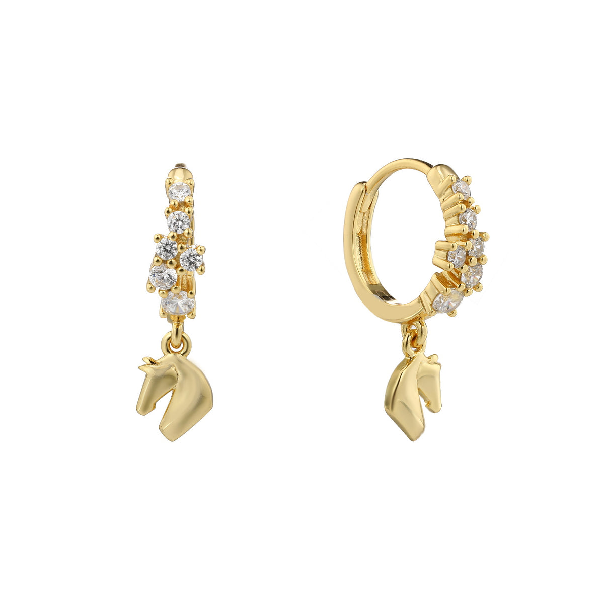 COPPIA HOOP ASTRALE GOLD