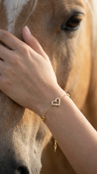 BRACCIALE FERRO ZIRCONI GOLD