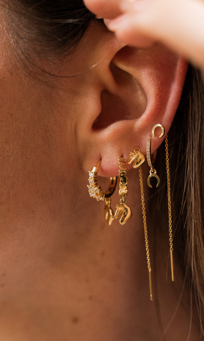 HOOP CUORI  PEGASO GOLD